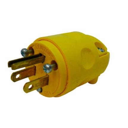 ENCHUFE PLANO 2X15A+T 125/250V NEMA 5-15P PVC - LEVITON