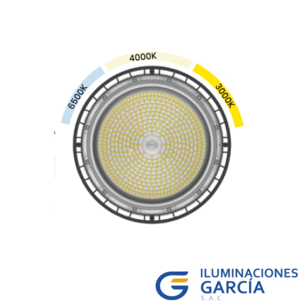 ILUMINACIONES GARCÍA SAC (18) LUMINARIA HIGH BAY INDUSTRIAL 3 TIEMPOS 200W - SWIFT - Imagen 1