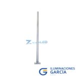 POSTE TUBULAR 5 METROS GALVANIZADO 4″ – ZURLED