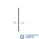 POSTE CUADRADO 3 METROS GALVANIZADO 100X100X3mm – ZURLED