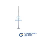 POSTE TUBULAR 3 METROS GALVANIZADO 4″ - ZURLED