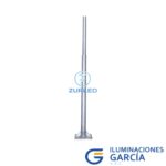 POSTE TUBULAR 7 METROS GALVANIZADO 4″ – ZURLED