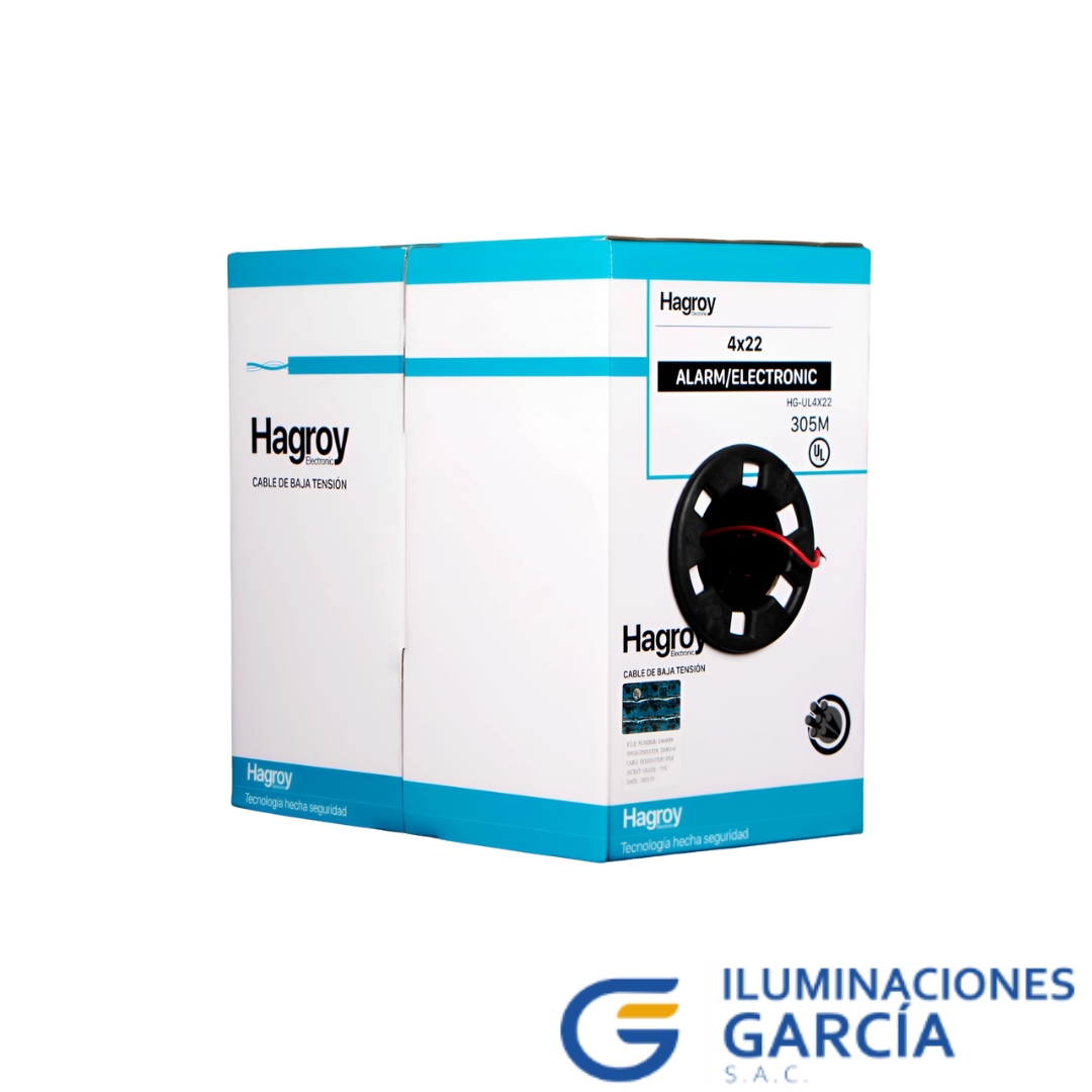 ILUMINACIONES GARCÍA SAC. (71) CABLE FPL CONTRA INCENDIO 4X22 AWG - HAGROY - Imagen 1