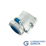 TOMA VISIBLE 16Amp 3P+T 250V AZUL 9H Ip67 - MENNEKES