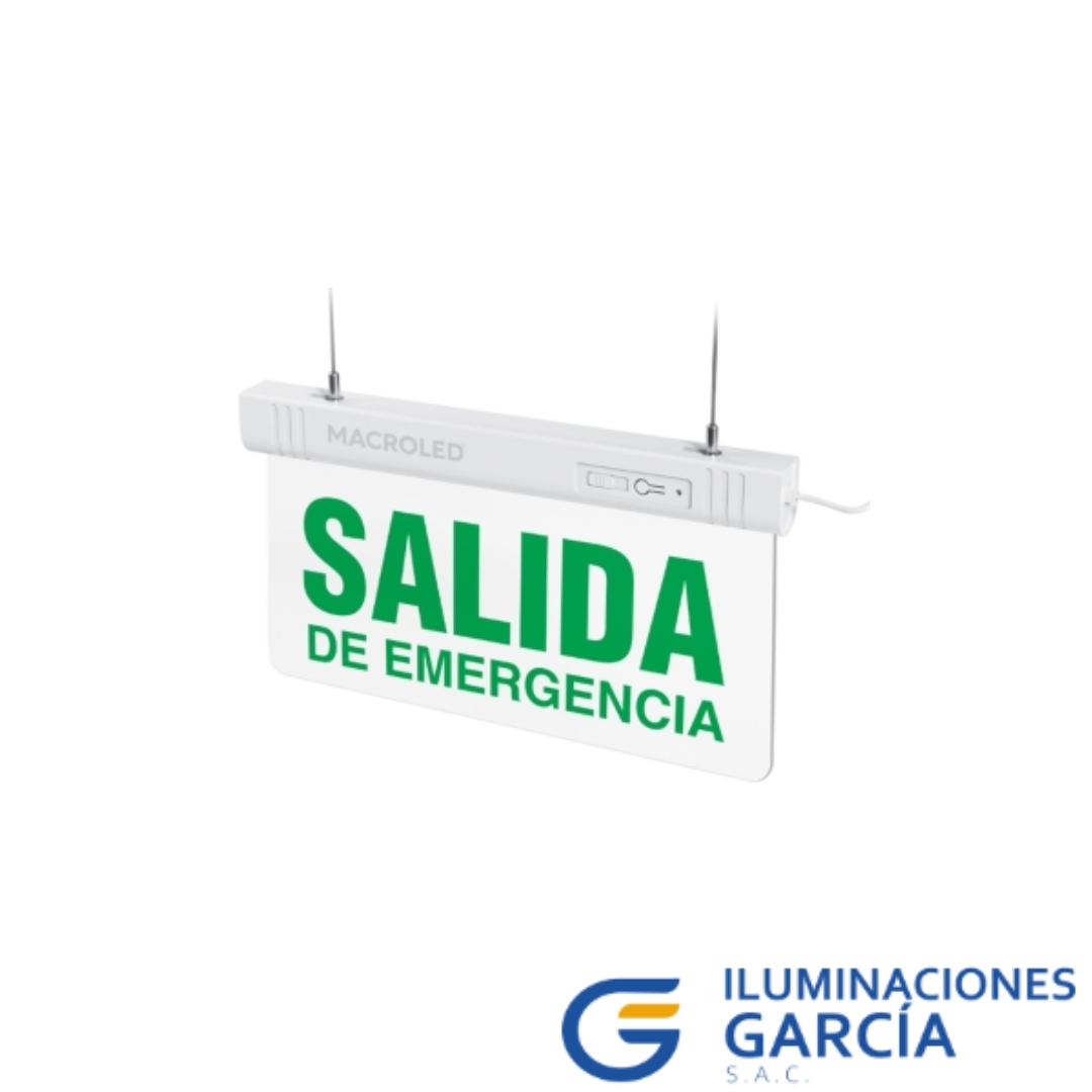 ILUMINACIONES GARCÍA SAC. - 2026-04-24T140905.192 SEÑAL DE EMERGENCIA LED CSL-EMERGENCIA - MACROLED - Imagen 1