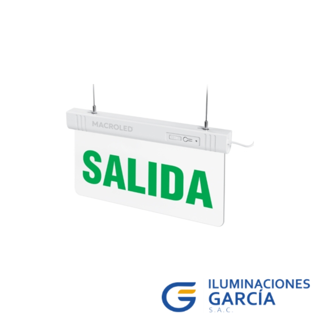 ILUMINACIONES GARCÍA SAC. - 2026-05-08T144125.206 SEÑAL DE EMERGENCIA LED CSL-SALIDA – MACROLED - Imagen 1