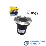 SPOT CIRCULAR PARA PISO PARA DICROICO GU10 - OPALUX