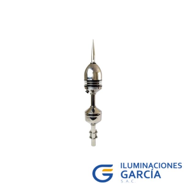 PARARRAYO PDC 2 CON RADIO DE PROTECCIÓN 80mts ACERO – SCHIRTEC