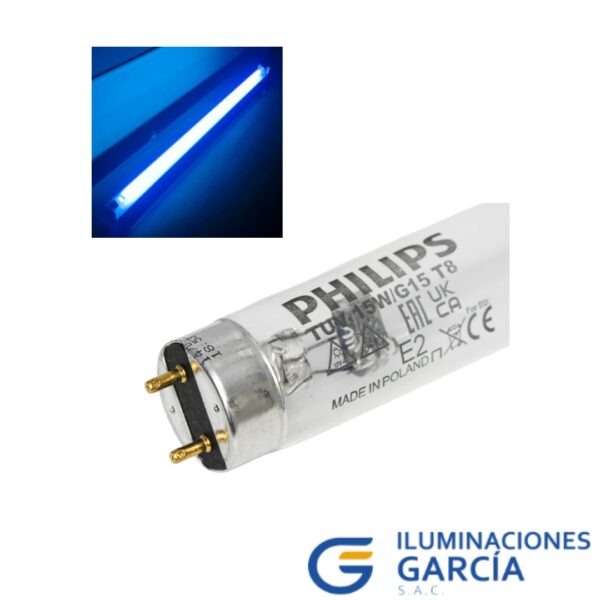 FLUORESCENTE GERMICIDA TUV 15W T8 45CM - PHILIPS