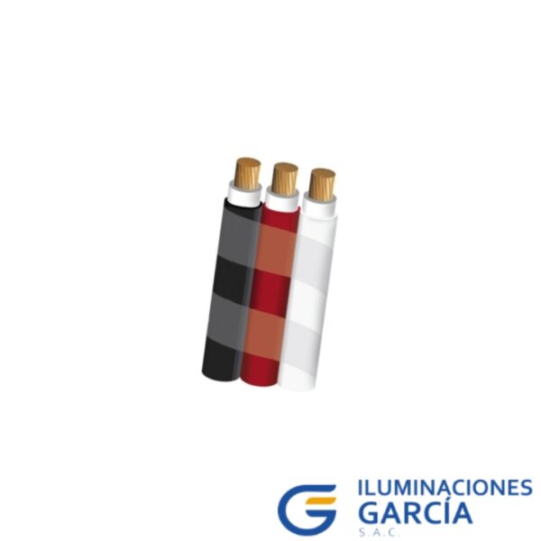 Cable N2XOH INDECO 3-1x6 mm² de 1 kV libre de halógenos clase 2.