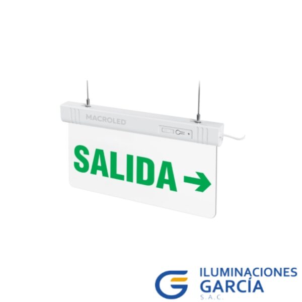 SEÑAL DE EMERGENCIA LED CSL-SALIDA DERECHA – MACROLED