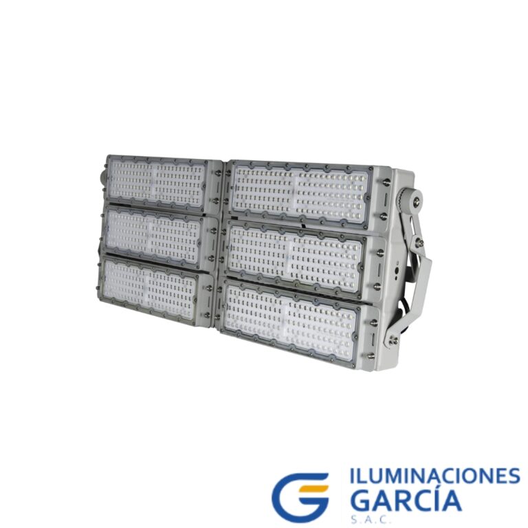 Reflector LED modular EVERLEO de 600W y 60000 lúmenes IP65.