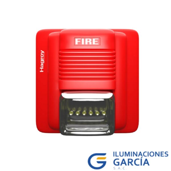 SIRENA CON LUZ ESTROBOSCOPICA EPA-183B - HAGROY